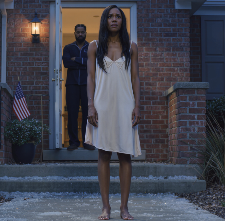 Mój mąż krzyknął: „Wracaj do rodziców, mam nadzieję, że nie zmarzniesz tam na dworze”, po czym zostawił mnie bosą na chodniku w samym środku chicagowskiej zamieci, ubraną tylko w cienką koszulę nocną – aż starsza sąsiadka wyszła, owinęła mnie płaszczem i spokojnie powiedziała: „Mój syn jest szefem twojego męża. Jutro to on będzie schylał głowę i błagał”.