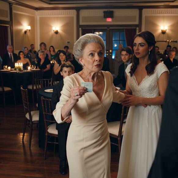 Mój syn w końcu znowu się żenił. Byłam niemal szczęśliwa, gdy wnuk szturchnął mnie energicznie: „Babciu, proszę, wynośmy się stąd”. Pokazał mi liścik, który zostawiła panna młoda. Przerwałam muzykę, wstałam i przeczytałam go na głos. W tym chaosie jej własna siostra wyznała wszystko…