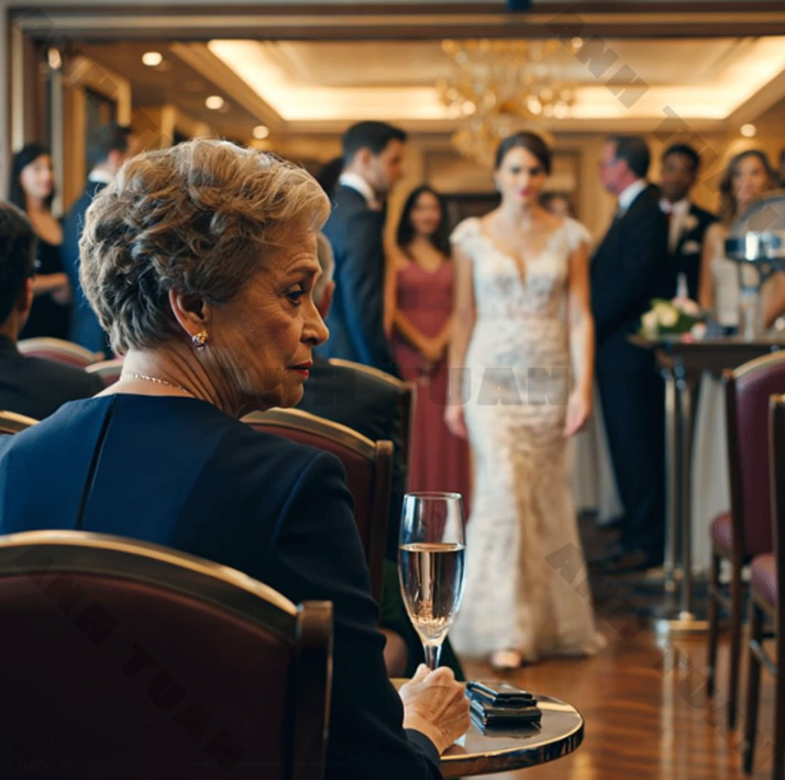 Na wystawnym weselu mojego syna przydzielono mi miejsce w czternastym rzędzie, tuż obok miejsca obsługi. Panna młoda nachyliła się i szepnęła, że ​​patrzenie na mnie w ten sposób wprawi ją w zakłopotanie. Podszedł mężczyzna w czarnym garniturze, usiadł obok mnie i cicho powiedział: „Udawajmy, że przyszliśmy razem”. Kiedy mój syn spojrzał w dół i nas zobaczył, natychmiast zbladł.