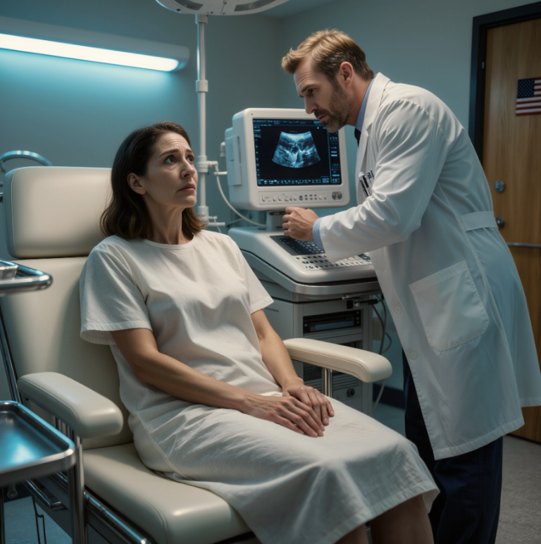 Mój ginekolog zmarszczył brwi, jakby coś było nie tak, po czym odwrócił się i zapytał, kto mnie wcześniej badał. Odpowiedziałam: „Mój mąż też jest ginekologiem”. Przez chwilę milczał, a potem powiedział bardzo poważnie: „Musimy natychmiast wykonać badania. To, co widzę, nie powinno tam być”.