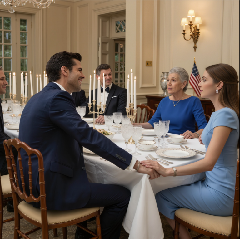 „Twoja mama to tylko pokojówka. Niech je w kuchni z psem” – powiedział mój mąż, odsuwając krzesło mojej starszej mamy od stołu na oczach wszystkich. Jego mama tylko uśmiechnęła się z zadowoleniem. Wstałam, wzięłam mamę za drżącą dłoń i podeszłam do niego. To, co się stało, będzie czymś, czego nigdy nie zapomną.