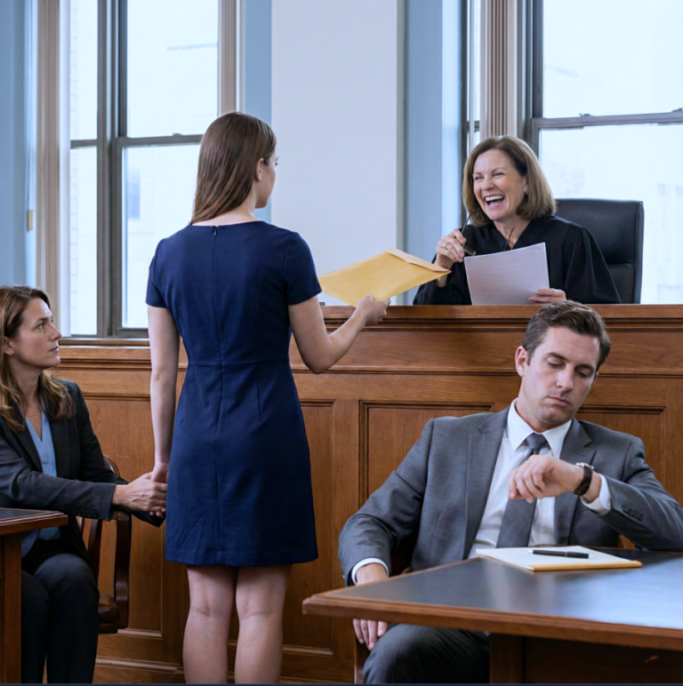 Przez 6 lat płaciłam za jego studia medyczne, a potem się ze mną rozwiódł – aż do momentu, gdy sędzia otworzył moją kopertę