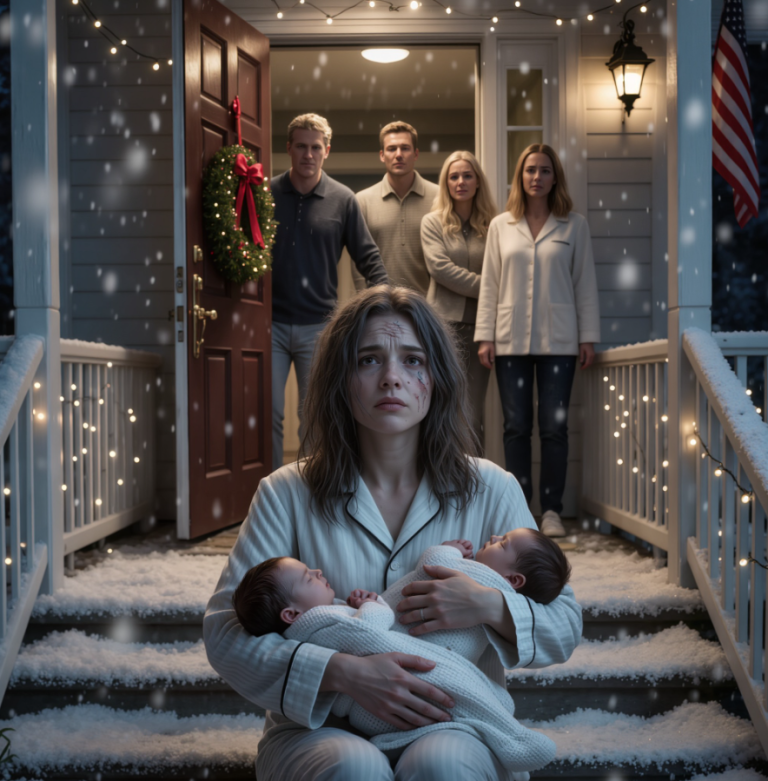 Wyrzucili ją z domu z nowonarodzonymi bliźniakami na rękach, pewni, że pewnego dnia wróci na kolanach, nie zdając sobie sprawy, że to właśnie ona po cichu jest właścicielką wszystkiego, w czym stoją.