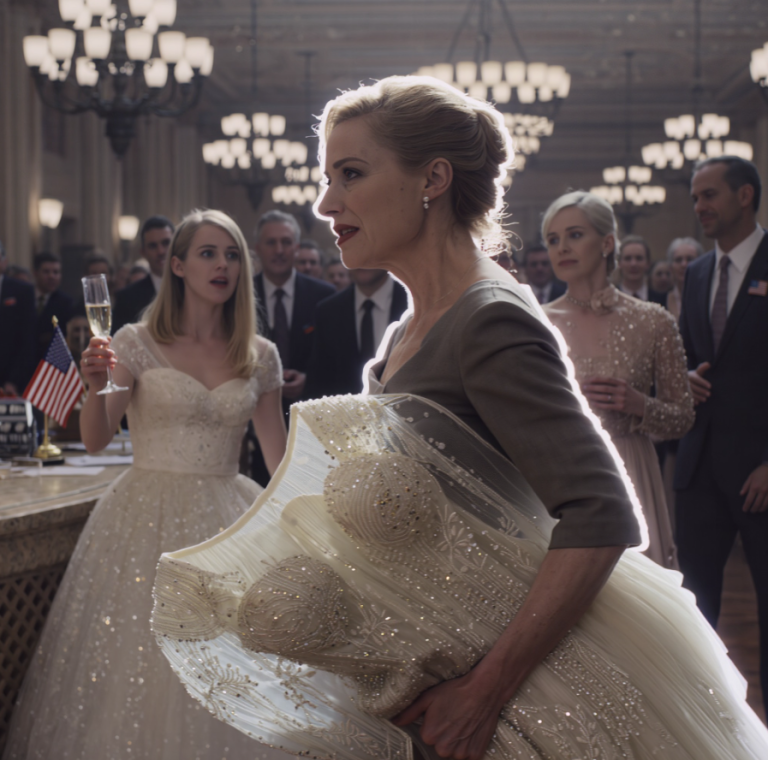 Całą noc szyłam suknię ślubną dla córki. Kiedy jej ją wręczyłam, krzyknęła: „Suknia dla biedaków!” i wyrzuciła ją do kosza. Milczałam. Ale w dniu uroczystości, kiedy weszłam do sali, omal nie zemdlała, gdy zobaczyła…