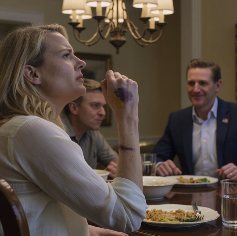 Siedziałam przy stole z nisko podciągniętymi rękawami, wzdrygając się przy każdym ruchu. Wzrok mojego brata wpatrywał się we mnie, a potem w siniaki. Nie powiedział ani słowa. Jak zawsze, przytulił mnie na pożegnanie. Ale cztery godziny później, gdy w domu było ciemno i cicho… usłyszałam, jak drzwi wejściowe znów się otwierają. I tym razem nie był sam.