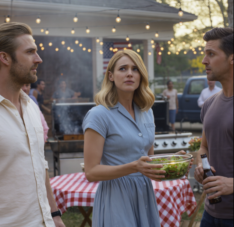 „Czy ktoś chce się zamienić żonami?” Mój mąż śmiał się z grilla na podwórku mojej siostry w Nashville, nazywając mnie „zbyt upartą, zbyt niezależną” po siedmiu latach małżeństwa – aż do momentu, gdy nasza rozwiedziona sąsiadka spokojnie powiedziała: „Zabiorę ją”, odwróciła się do mnie przy wszystkich i zapytała: „O której mogę po ciebie jutro przyjechać?”. Odpowiedziałam: „O 19:00”, wyszłam z tego podwórka w Tennessee, a jego idealny mały świat zaczął się po cichu rozpadać.