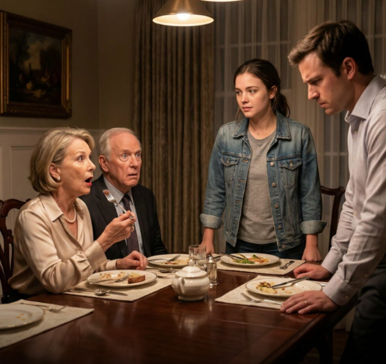 NIGDY NIE POWIEDZIAŁAM MOJEMU NARZECZONEMU O MOJEJ MIESIĘCZNEJ PENSJI W WYSOKOŚCI 37 000 DOLARÓW. ZAWSZE WIDZIAŁ, JAK ŻYJĘ PROSTO. ZAPROSIŁ MNIE NA OBIAD DO SWOICH RODZICÓW. CHCIAŁAM ZOBACZYĆ, JAK TRAKTUJĄ BIEDNĄ OSOBĘ – UDAJĄC ZNISZCZONĄ I NAIWNĄ DZIEWCZYNĘ. ALE JAK TYLKO PRZESZŁAM PRZEZ DRZWI…