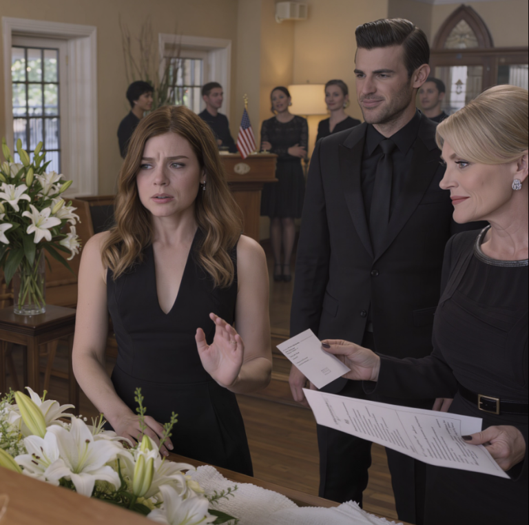 Mama wręczyła mi czek na 1900 dolarów na pogrzebie taty, mówiąc: „To twoja część” – przyniosłem testament