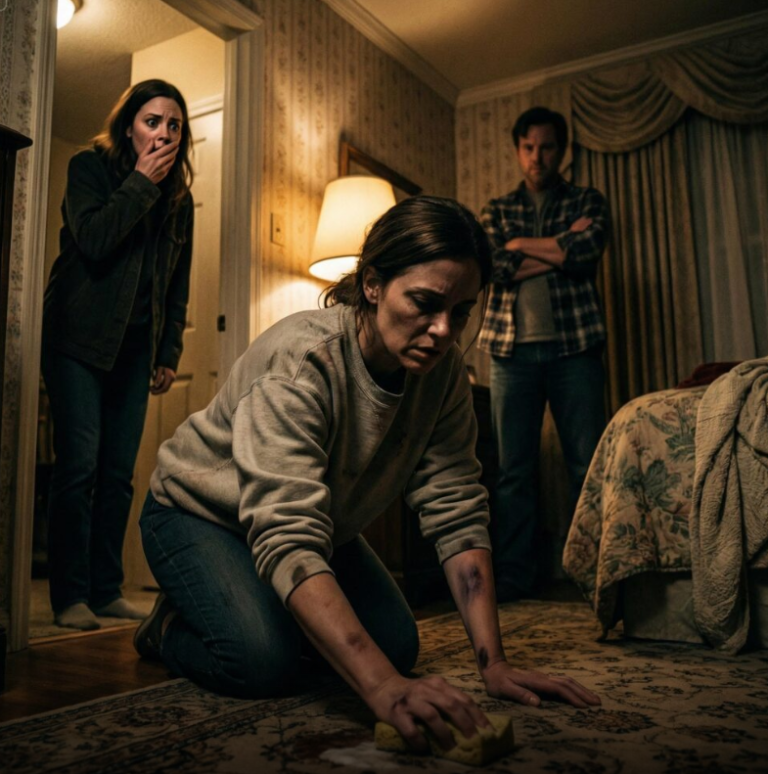 Po 15 latach życia za granicą wróciłam, nie prosząc nikogo o zrobienie niespodzianki mojej siostrze bliźniaczce. Po przyjeździe zastałam ją w jej własnym domu, na kolanach, pokrytą siniakami, pracującą jak służąca dla męża. To, co zrobiłam potem, jest czymś, czego nigdy nie zapomną.