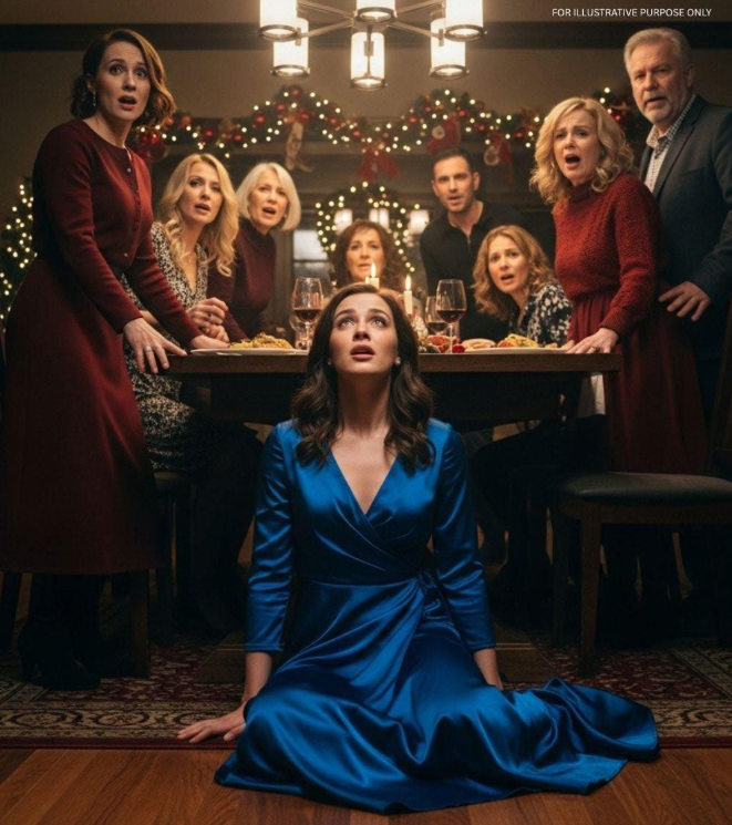 Mój ojczym zepchnął mnie z krzesła w środku świątecznej kolacji i warknął: „To miejsce jest dla mojej prawdziwej córki. Ruszaj się”. Upadłam na podłogę przed wszystkimi.