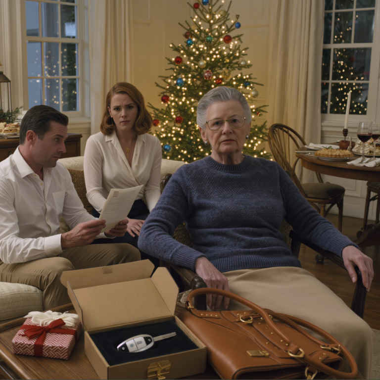 Kupiłem synowi BMW, a synowej designerską torbę na święta. Powiedzieli, że zasługuję na „lekcję”, więc wręczyłem im kopertę, która zmieniła wszystko