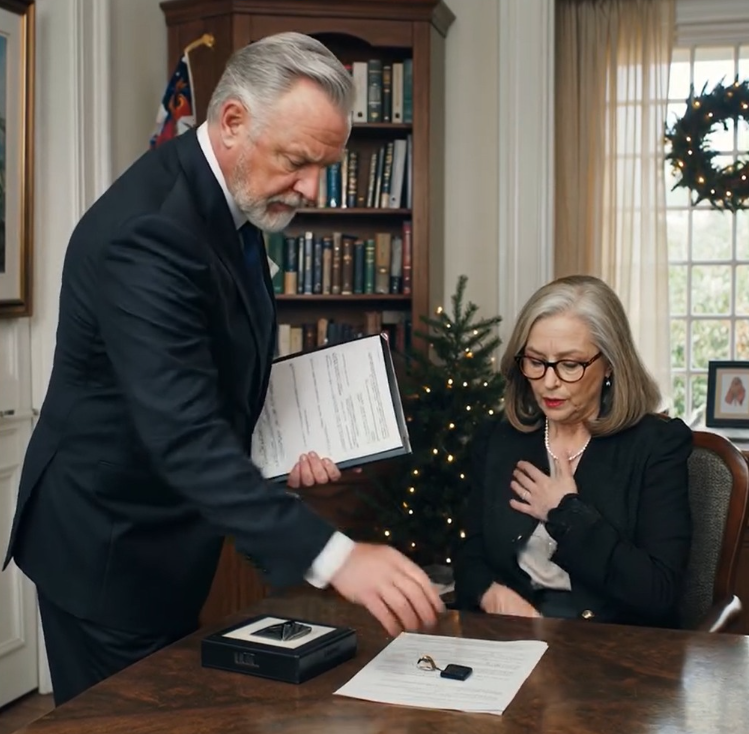 Opiekowałam się moją teściową przez 10 lat. Na jej pogrzebie wróciłam do domu i zastałam męża, jego siostrę i prawnika czekających w moim salonie. Odczytali „testament”: „Dom należy do Ryana. Elena dostanie 5000 dolarów za swoją ceremonię. Masz 48 godzin na odejście”. Wyszłam bez słowa. Trzy dni później otworzyłam kopertę, którą dała mi przed śmiercią. Wtedy wszystko się zmieniło.