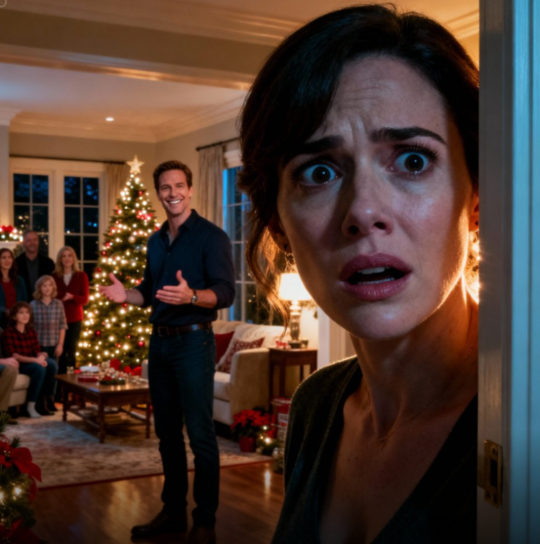 Przybyłem wcześniej na świąteczne przyjęcie u teściów, wciąż z zimnymi kluczami w dłoni, gdy usłyszałem śmiech męża i słowa: „Madison jest w ciąży – zostanę ojcem”. Sala wiwatowała. Stałem jak sparaliżowany na korytarzu, niezauważony. Nie krzyczałem. Nie konfrontowałem się z nim. Wyszedłem cicho. Trzy tygodnie później, kiedy zobaczyli, co zrobiłem później, wszystkie uśmiechy w sali zniknęły – i nagle to nie ja byłem już przesłuchiwany.