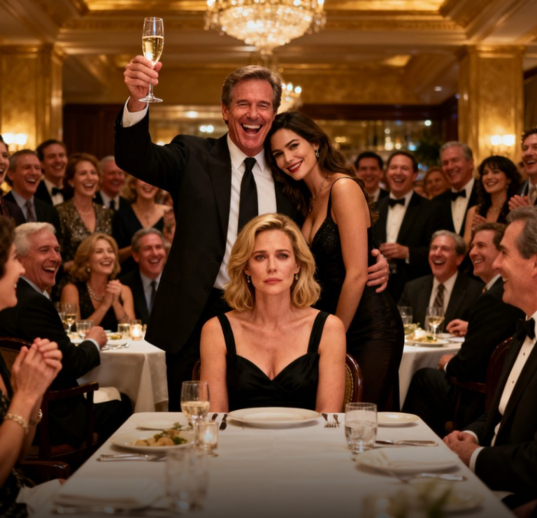 Na moich urodzinach mój mąż wstał i powiedział: „Gratulacje, nieudaczniku. Skończyliśmy”. Czterdzieści osób się roześmiało. Jego kochanka siedziała tuż obok. Nie płakałam – przesunęłam czarną kopertę po stole. Powiedziałam: „Zadzwoń do rodziców. Ich dom zniknął. Zadzwoń do sióstr. Ich czesne po prostu przepadło”. Śmiech ucichł natychmiast, pozostawiając jedynie blade, drżące twarze…