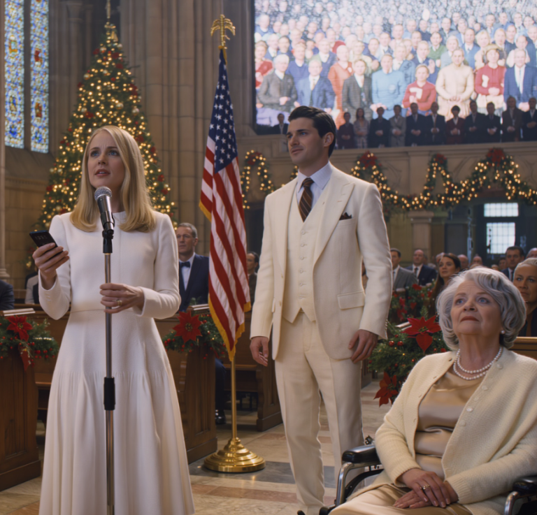 Obchodziliśmy rocznicę ślubu z rodziną w ekskluzywnej restauracji.