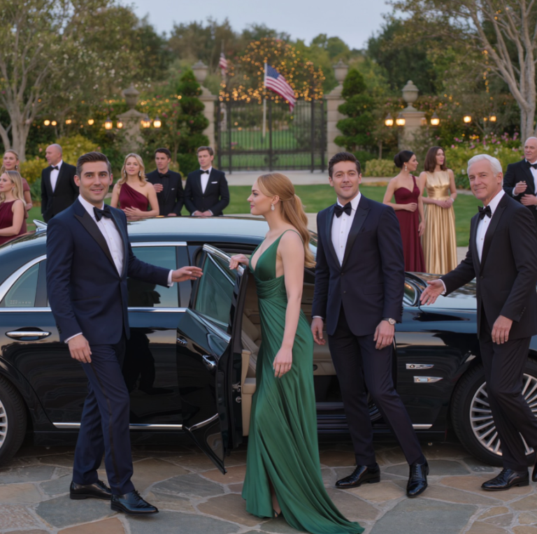 Powiedział mi, żebym nie wprawiała go w zakłopotanie na kolacji w luksusowej posiadłości.