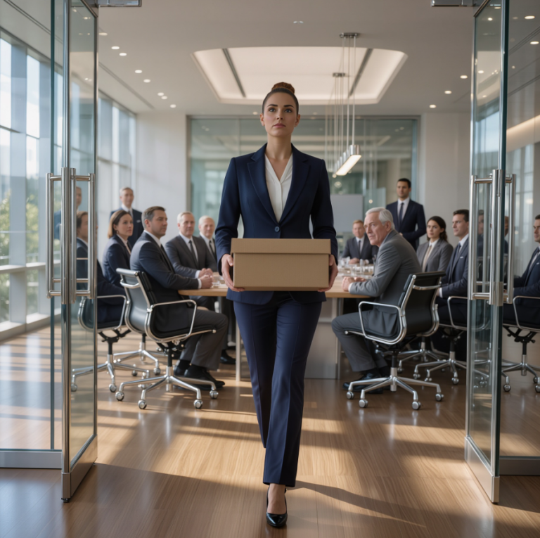 Na zebraniu zarządu firmy ojciec mojego męża, prezes zarządu, spojrzał mi w oczy i powiedział: „Jesteś zwolniona. Słabe wyniki”. Tego wieczoru mąż przesunął po stole listę schronisk i szepnął: „Teraz jesteś sama”. Wyszłam cicho. Kilka dni później on i jego ojciec zasypali mnie siedemdziesięcioma ośmioma nieodebranymi połączeniami, po tym, jak odkryli, kim naprawdę jestem.