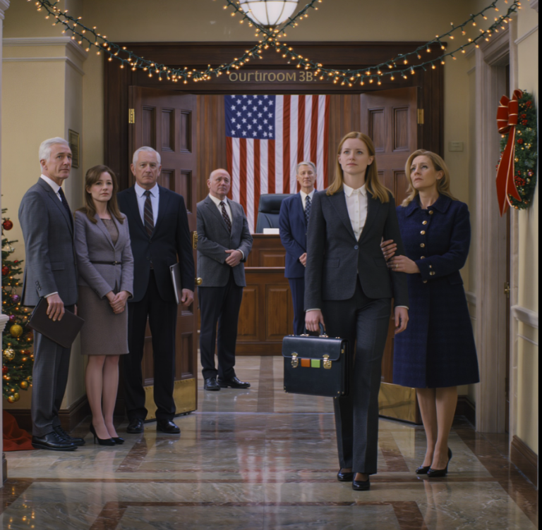 Weszliśmy z mamą na salę sądową. Tata mruknął: „Myśli, że może iść z tym do sądu?”. Nie wiedział, że reprezentuję mamę. „Wysoki Sądzie, będę jej bronił”.