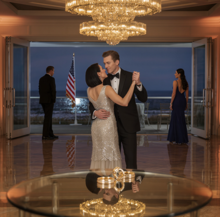 Mój mąż tańczył z nią, jakbym była nikim — dopóki nie znalazł obrączki ślubnej zostawionej na stole, ale było już za późno.