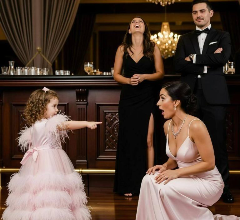 Na przyjęciu u mojego męża, nasza czteroletnia córeczka wskazała na kobietę i powiedziała: „Mamo, to ta pani z robakami”.