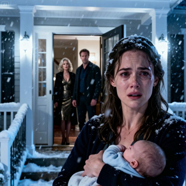 Z powodu kochanki męża, on i teściowa wyrzucili mnie i moje 3-dniowe dziecko w śnieżycę. Nie mieli pojęcia, że ​​właśnie odziedziczyłam po dziadku fortunę wartą 2,3 miliarda dolarów… Zaledwie 24 godziny później sprawiłam, że żyli w piekle…